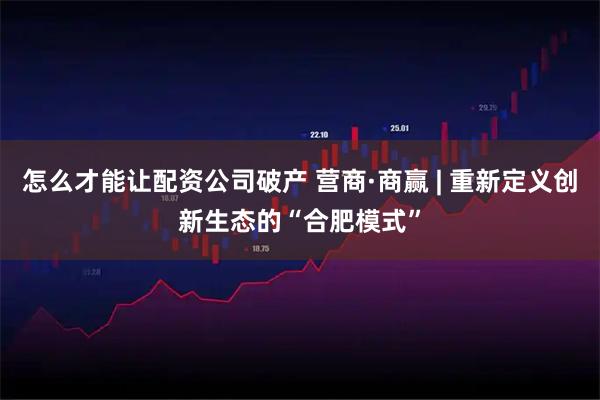 怎么才能让配资公司破产 营商·商赢 | 重新定义创新生态的“合肥模式”